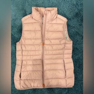Save the Duck Women’s Pink Puffer Vest, M